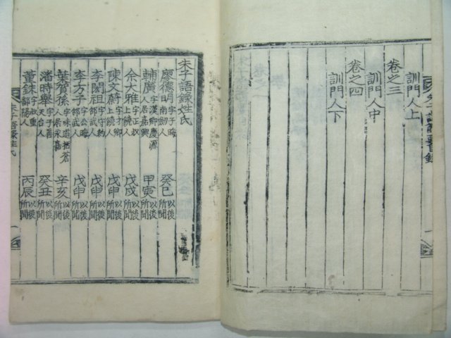 1906년 창녕간행 목판본 이상정(李象靖)選 주자어절요(朱子語節要)권1 1책
