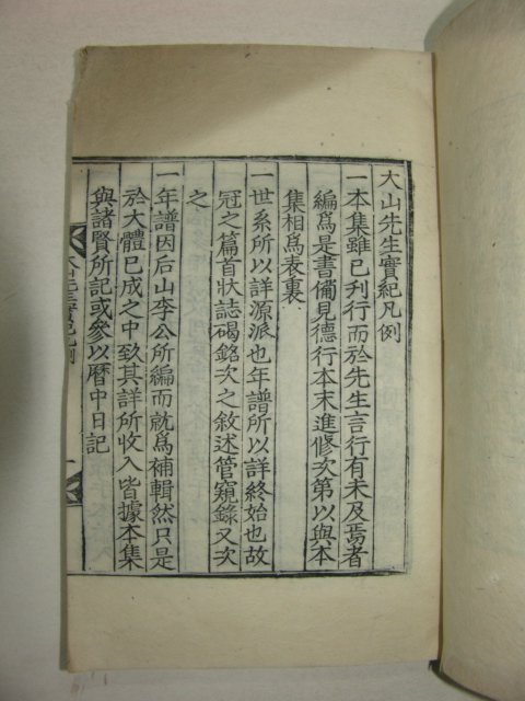 1925년 달성간행 목판본 대산선생실기(大山先生實紀)10권5책완질