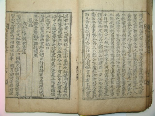 1772년 목판본 장신(張신) 금강선생문집(錦江先生文集)권4~6 1책