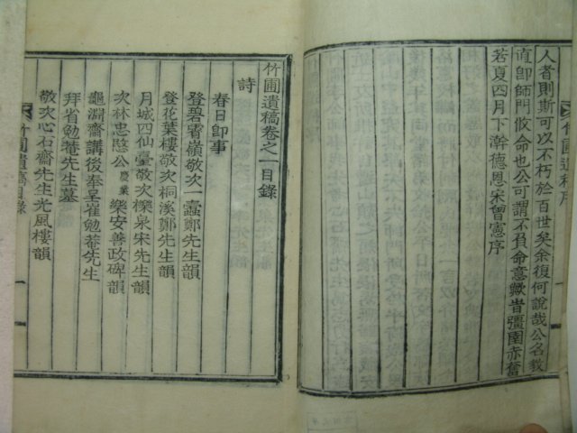 1939년 목활자본 이교직(李敎直) 죽포유고(竹圃遺稿)2권1책완질