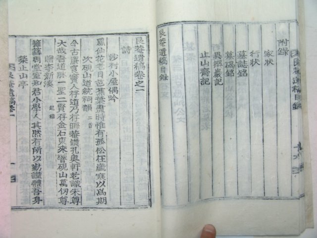 1901년 목활자본 김낙희(金洛熙) 간암유고(艮菴遺稿)4권2책완질