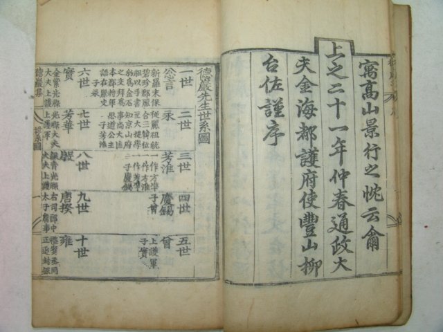 1797년 목판본 이석경(李碩慶) 덕암선생문집(德巖先生文集) 1책완질