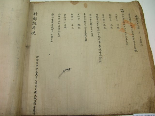 1864년 밀양부 호적단자 7장