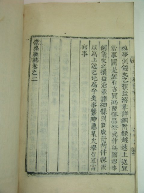 1903년 목활자본 숭선전지(崇善殿誌)권1,2 1책