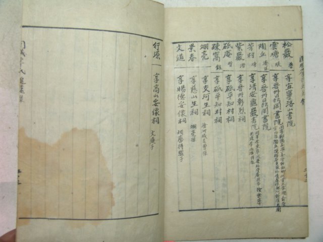 필사본 고성이씨추원록(固城李氏追遠錄) 1책완질