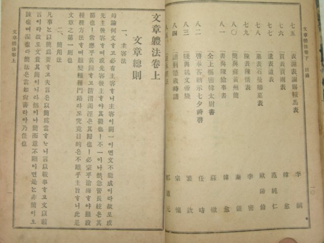 1913년 이종린(李鍾麟) 문장체법(文章體法) 1책완질