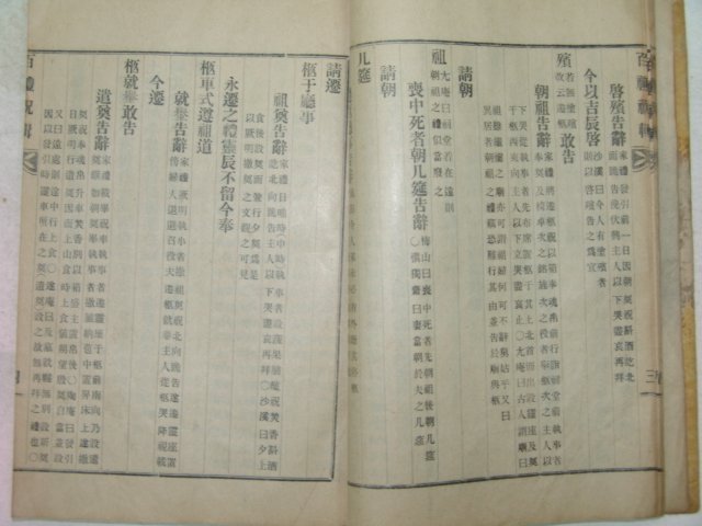 1930년 영동刊 백례축집(百禮祝輯) 1책완질