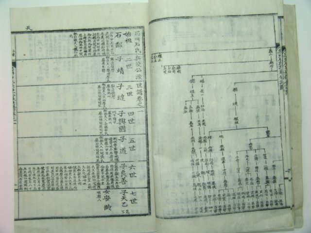 1957년 정유보 충주석씨병사공파세보(忠州石氏兵使公派世譜)5책완질
