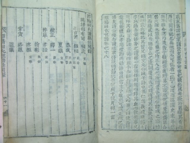 1900년 의령刊 담양전씨세보(潭陽田氏世譜)권18終 1책