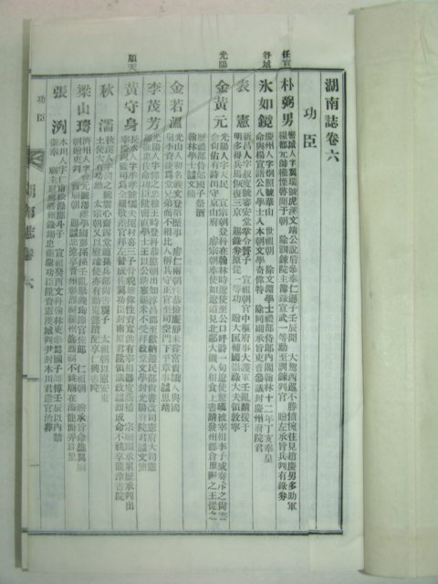 연활자본 호남지(湖南誌)권6~8終 2책