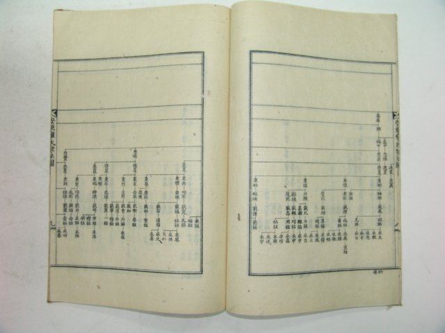 석판본 안동권씨세계도(安東權氏世系圖) 1책완질