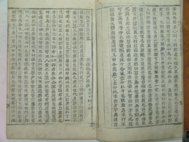 목활자본 성주이씨파보(星州李氏派譜),지장록 4책완질