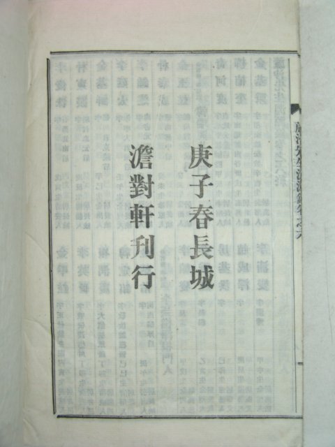 연활자본 기정진(奇正鎭) 노사선생연원록(盧沙先生淵源錄)6권2책완질