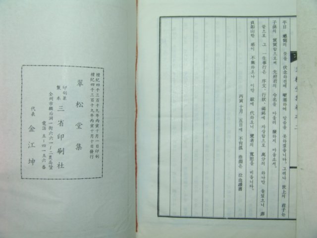 석판본 취송당집(翠松堂集) 1책완질