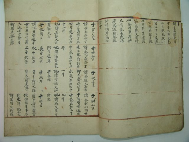 필사본 김해김씨세계(金海金氏世系) 1책완질