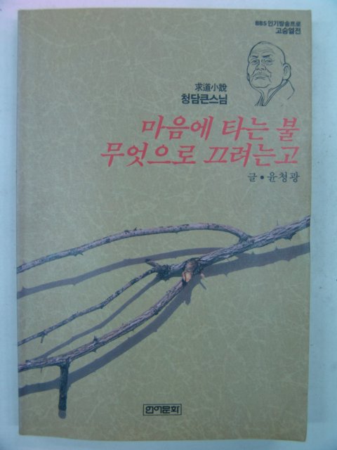 1993년 청담큰스님 마음에 타는불 무엇으로 끄려는고