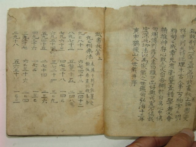 1500년(弘治十三年)서문이 있는 미발견희귀본 무서비루(武書秘蔞)1책완질