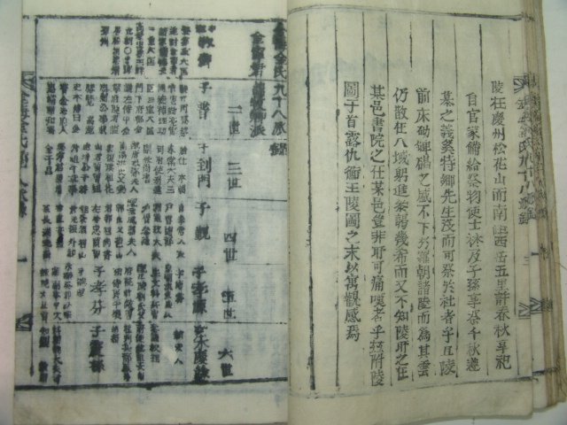 1934년 목활자본 김해김씨구십팔록(金海金氏九十八錄)1책완질