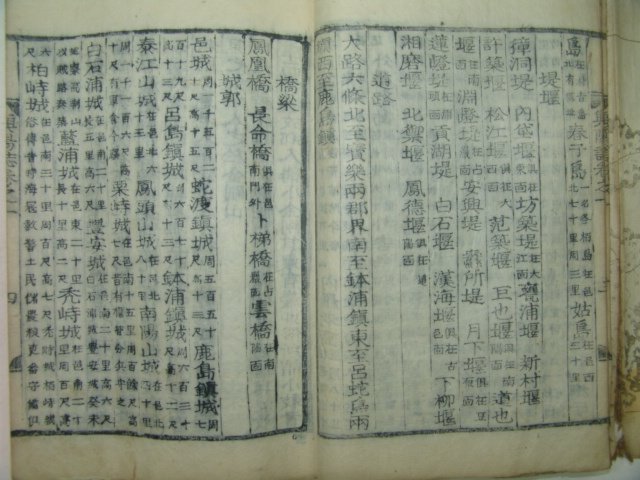 1926년 목활자본 지도수록 흥양지(興陽誌)권1 1책