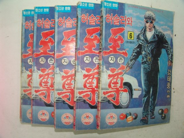 1992년 강태풍만화 허슬러와 지존 6책완질