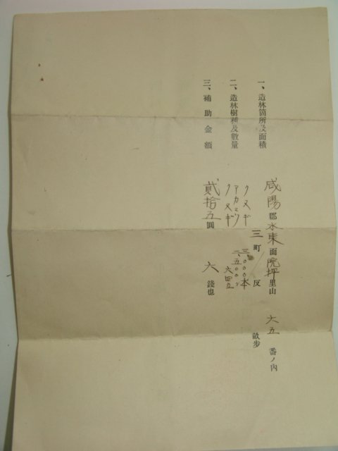 1933년 경상남도지사의 산(山)관련지령