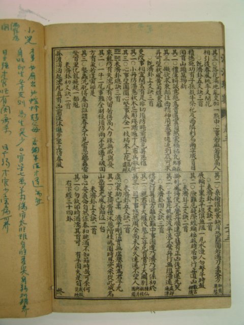 중국석판본 하락이수(河洛理數)권2,3 1책