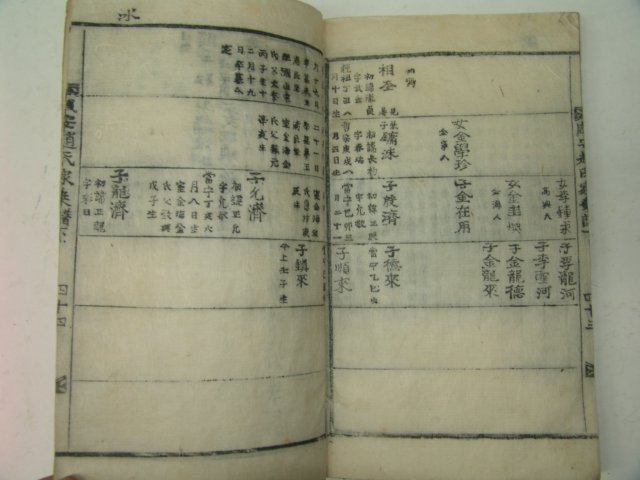 1916년 목활자본 함안조씨가승보(咸安趙氏家乘譜)상하 1책완질