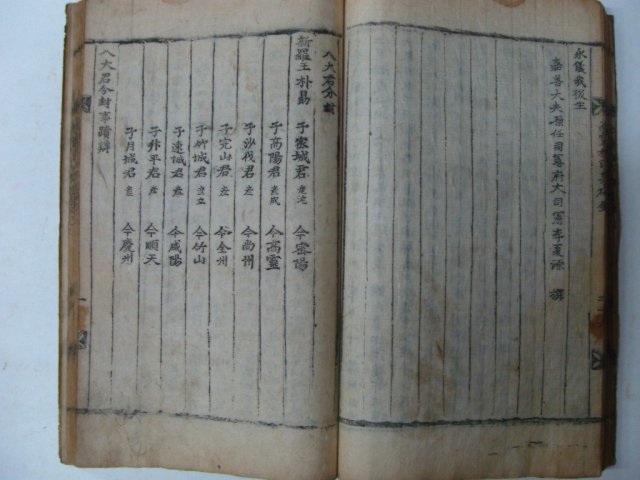 1829년 고령박씨족보(高靈朴氏族譜) 6책완질