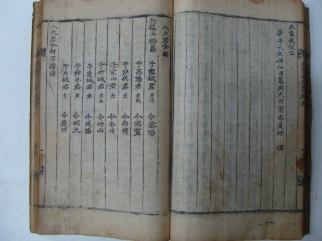 1829년 고령박씨족보(高靈朴氏族譜) 6책완질