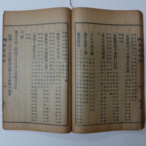 1939년간행 의례비요(儀禮備要) 1책완질