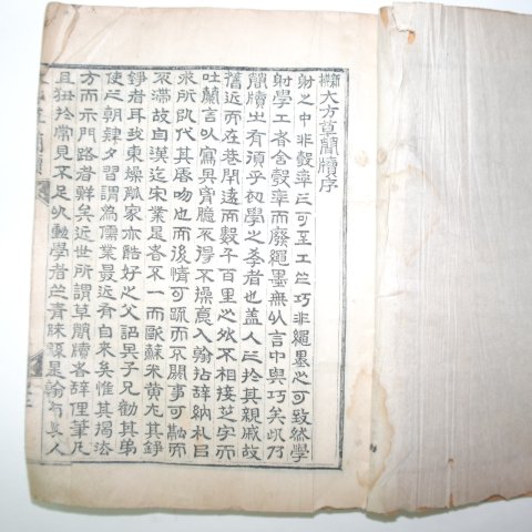 1921년 목판본간행 신선대방초간독(撰大方草簡牘) 1책완질