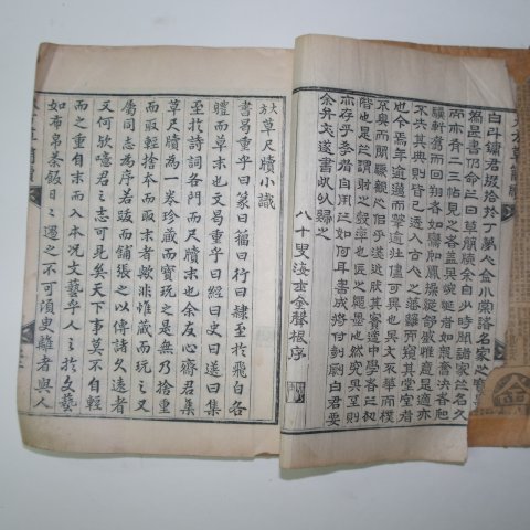 1921년 목판본간행 신선대방초간독(撰大方草簡牘) 1책완질