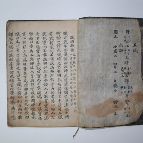 필사본 의서 장부총론(臟賦總論) 1책완질