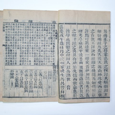 1798년 중국목판본 경국당역경비지(經國堂易經備旨)7권7책완질