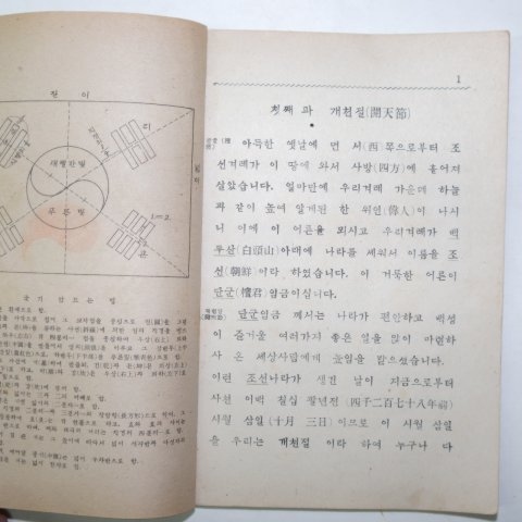 1946년5월5일 군정청학무국 초등공민 제오륙학년함께씀