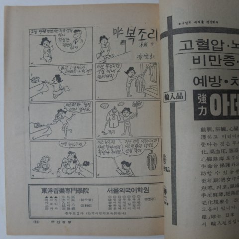 1969년 주간경향 1월19일