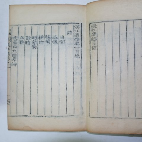 1925년 목활자본 박승동(朴昇東) 미강집(渼江集)19권8책완질