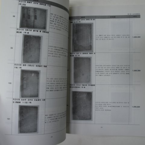 2007년 제1회 한국고서협회 경매전 도록