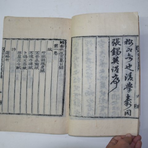 목판본 박공구(朴공衢) 기옹선생문집(畸翁先生文集) 2책