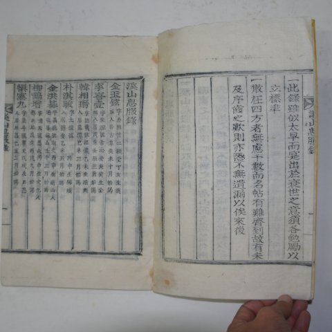 1927년 목활자본 계산사복록(溪山思腹錄) 1책완질