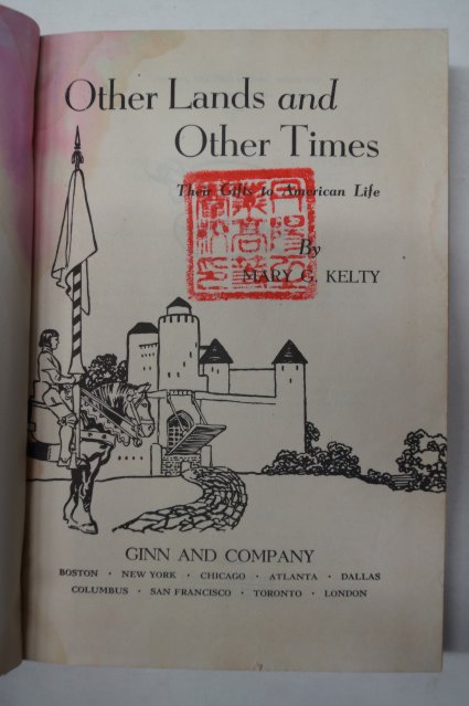 1942년 미국간행 OTEER LANDS AND OTHER TIMES