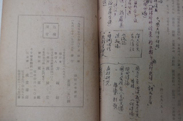 1947년초판 방종현(方鍾鉉) 조선문화총설(朝鮮文化叢說)