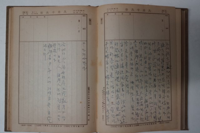 1938년일기장에 1945년 대조선건국기념일기