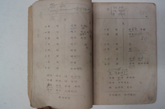 1945년11월6일 군정청학무국 한글첫걸음