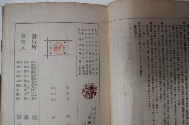 1929년 개정조선형사법력(改正朝鮮刑事法令)