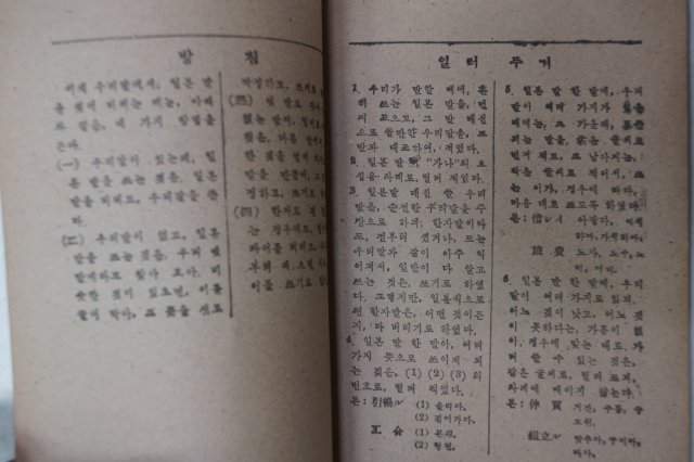 1948년 문교부 우리말 도로찾기