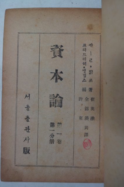 1948년 자본론(資本論)