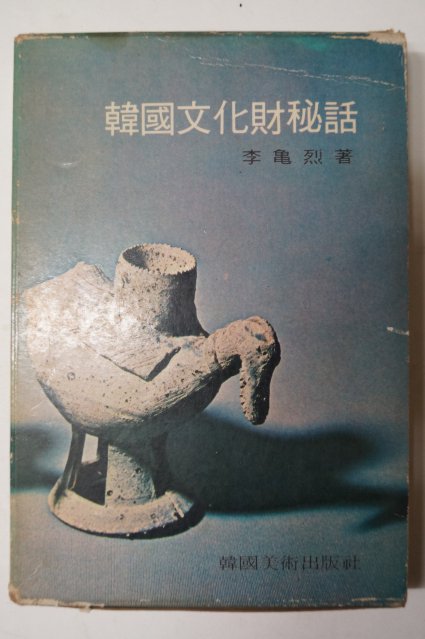 1973년초판 이구열(李龜烈) 한국문화재비화(韓國文化財秘話)
