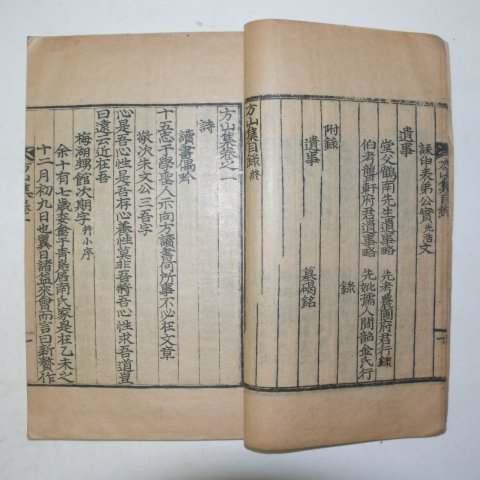 1936년 이운정(李運禎) 방산집(方山集) 6권3책완질