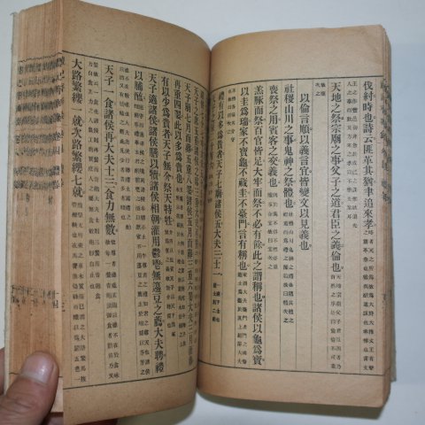 1922년 중국간행 예기청화록(禮記菁華錄)8권1책완질